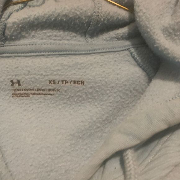 ❌sold❌Under Armour cropped hoodie in a ribbed cotton - Picture 6 of 6